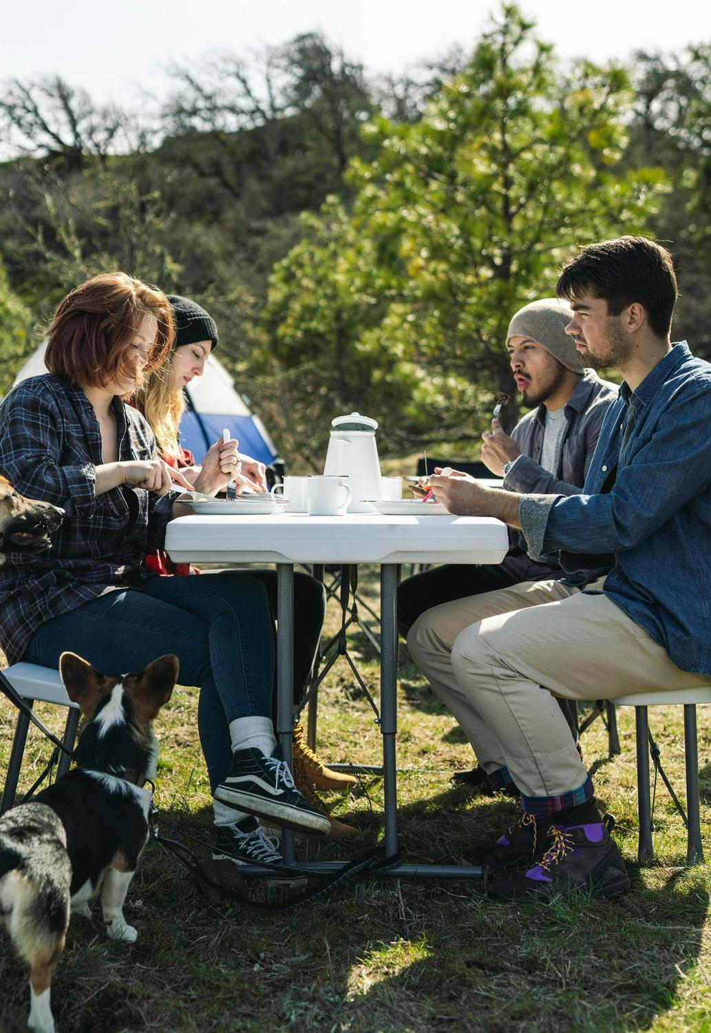 Stansport Heavy-Duty Picnic Table and Bench Set