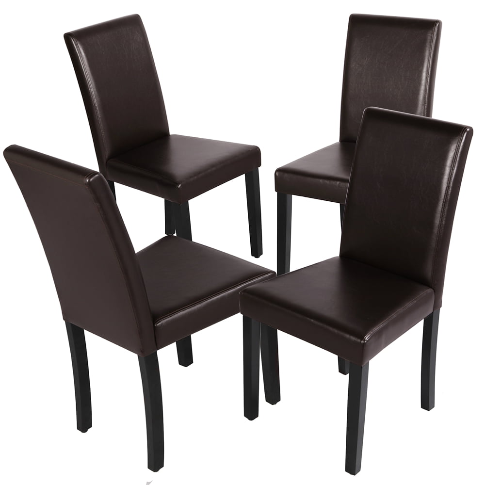 Yaheetech Dining Room Chairs High Back Padded Kitchen Chairs For Home And Restaurants