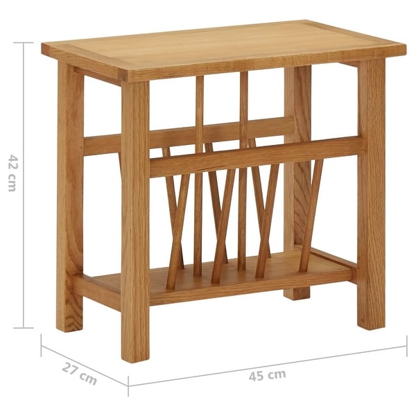 vidaXL Magazine Table 17.7