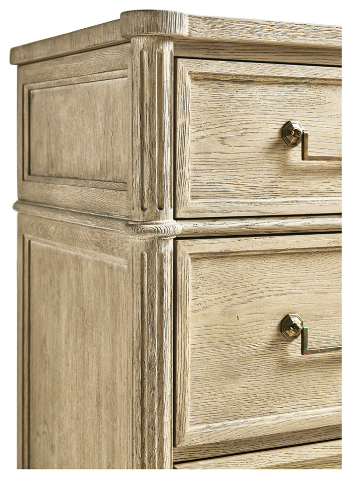 French Louis XVI Style Commode Natural 52 quot  French Country   Accent Chests And Cabinets   by English Georgian America  Houzz