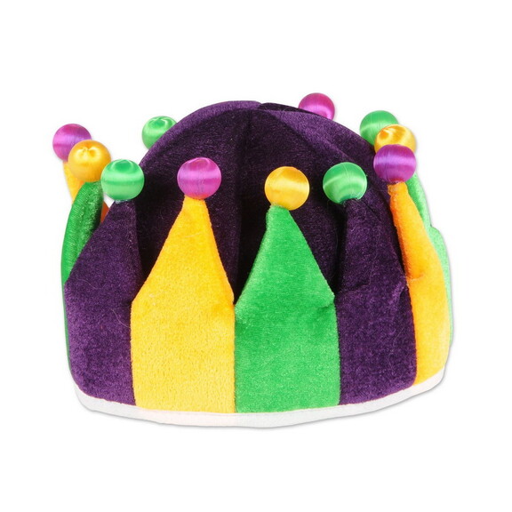 Beistle 60000 Plush Jester Crown  one size fits mo...