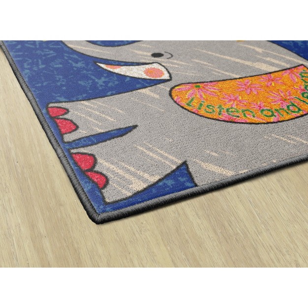 Flagship Carpets Elephant Welcome Mat 2 x27 X 3 x27