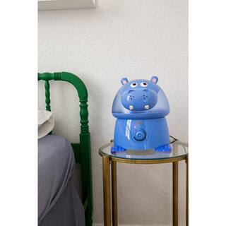 Crane 1 Gal. Adorable Ultrasonic Cool Mist Humidifier for Medium to Large Rooms up to 500 sq. ft. - Hippo EE-8245