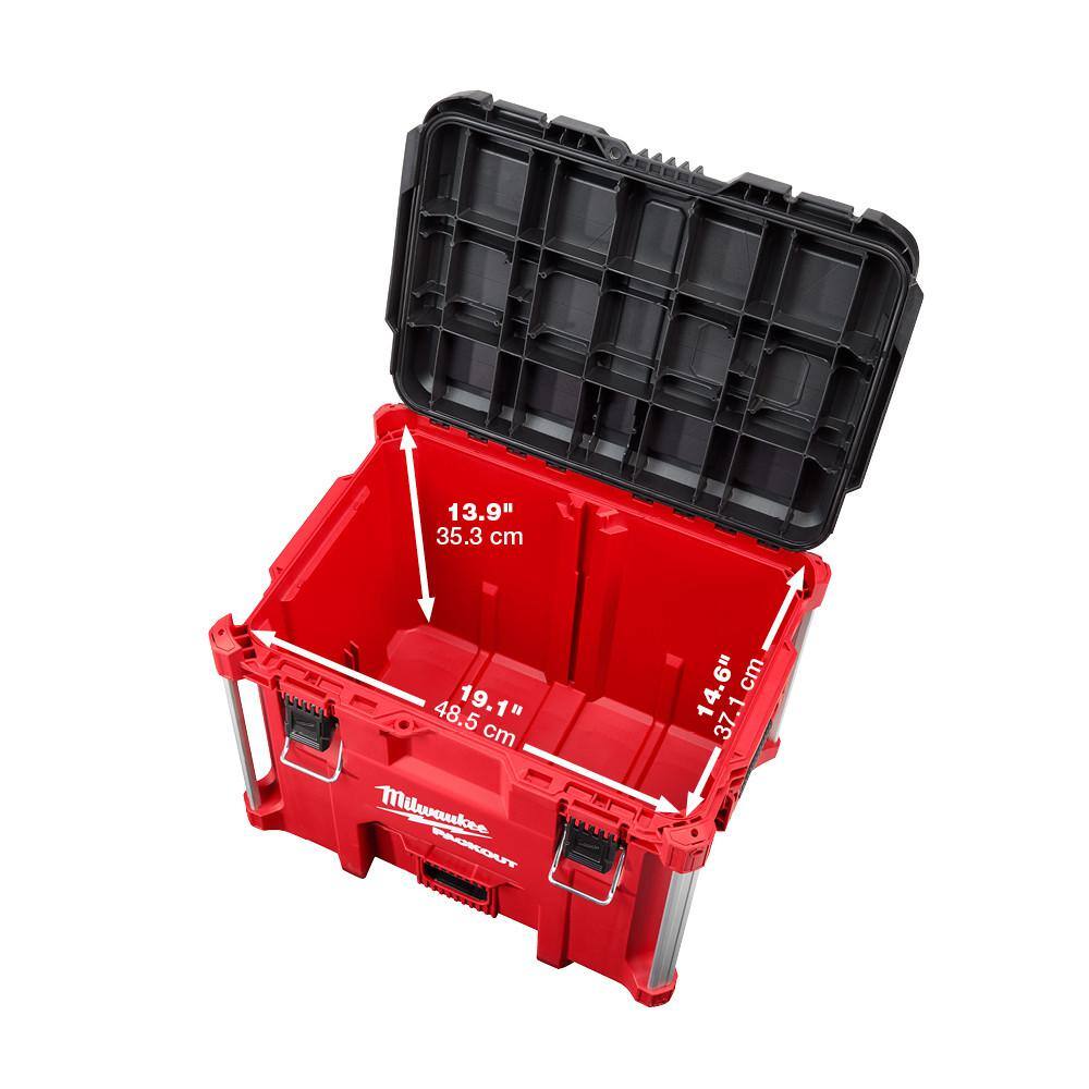 Milwaukee PACKOUT 22 in. 2-Drawer and XL Tool Box