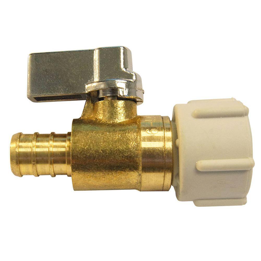 Apollo 12 in. PEX-B Barb x 12 in. Female Pipe Thread Brass Swivel Ball Valve APXFF1212S