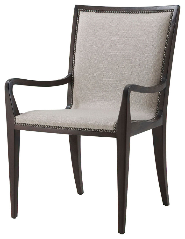 Mid Century Modern Dining Armchair   Transitional   Dining Chairs   by English Georgian America  Houzz