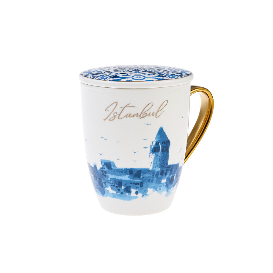 Karaca Istanbul Lidded Mug 153.03.06.4673