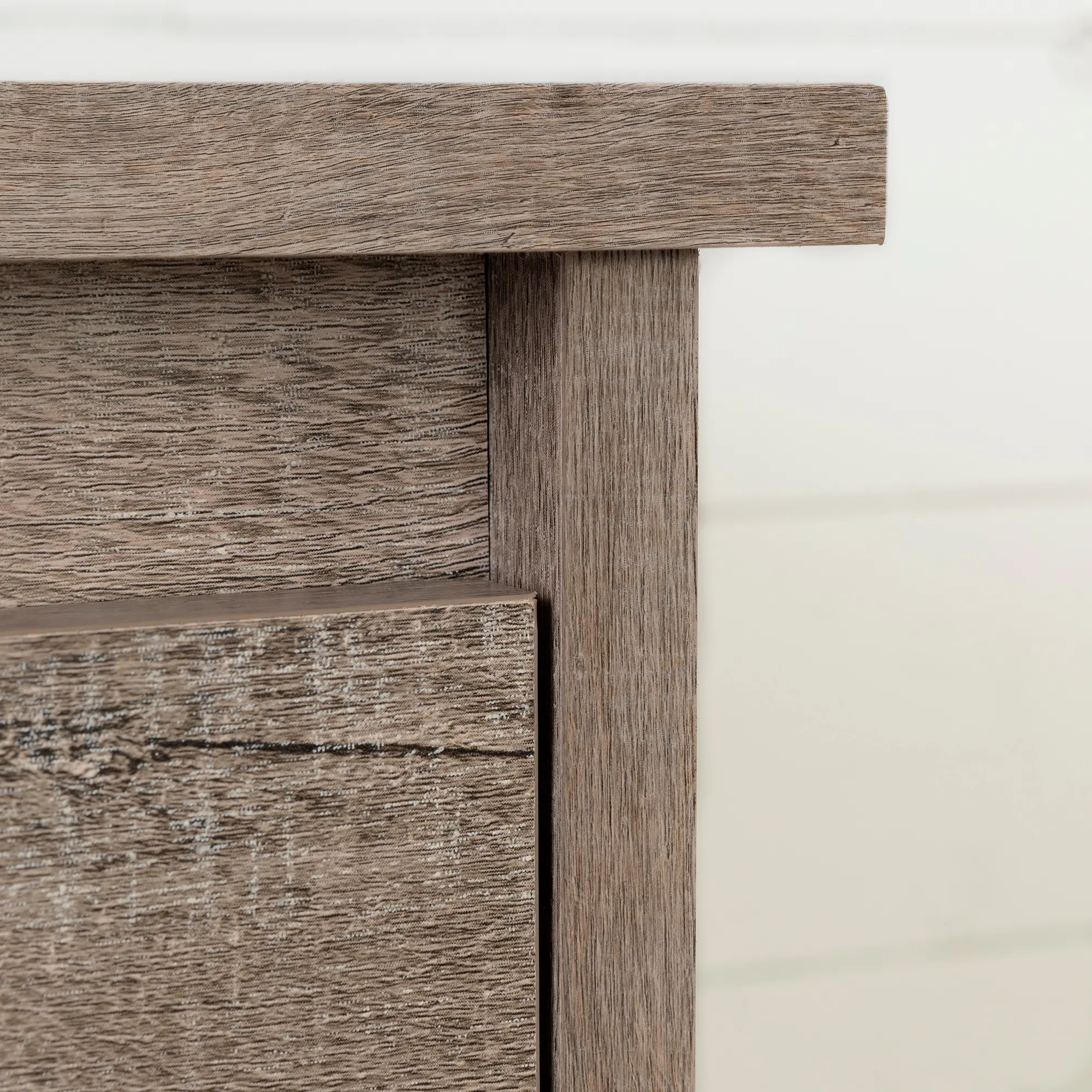 Tassio Farmhouse Weathered Oak Nightstand - South Shore