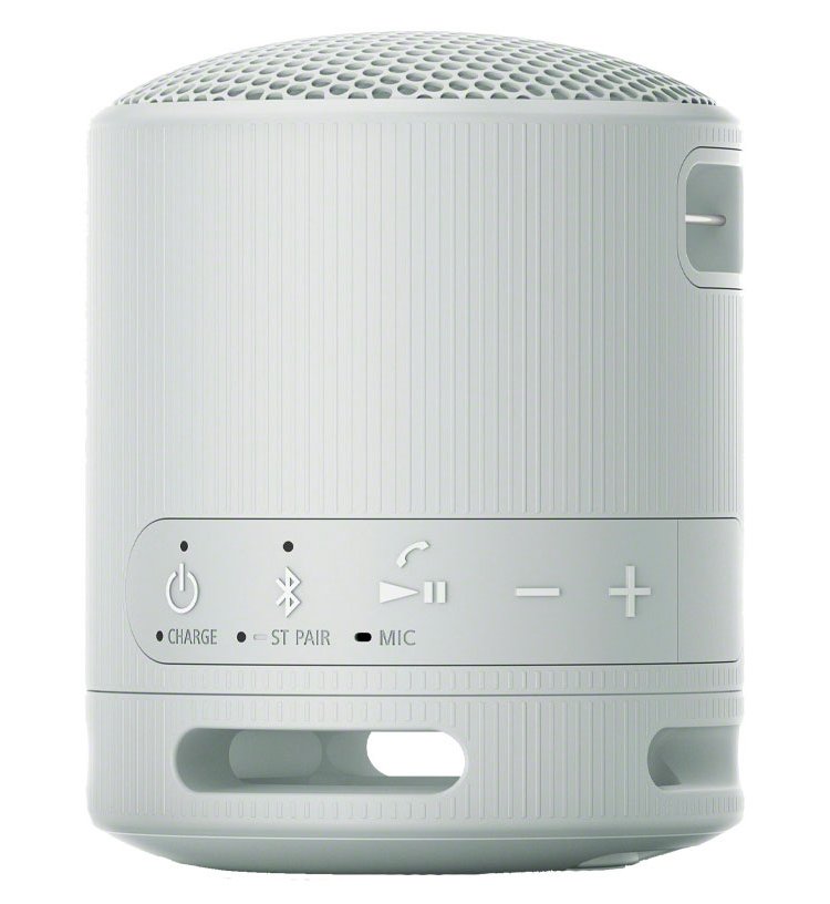  Light Gray Compact Bluetooth Wireless Speaker