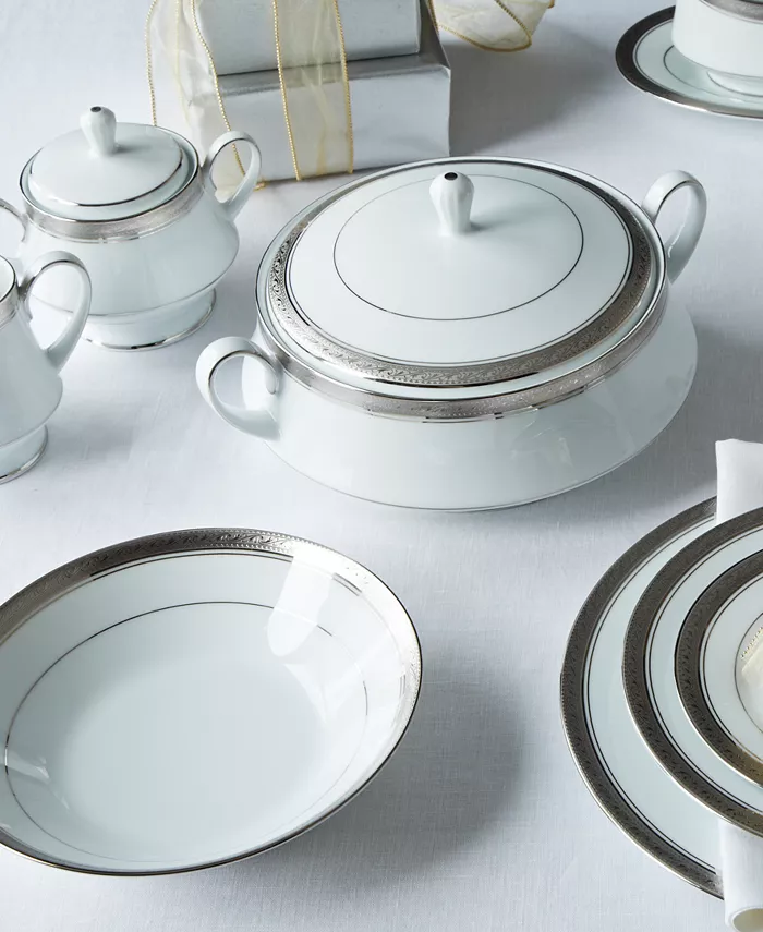 Noritake Crestwood Platinum Dinnerware Collection