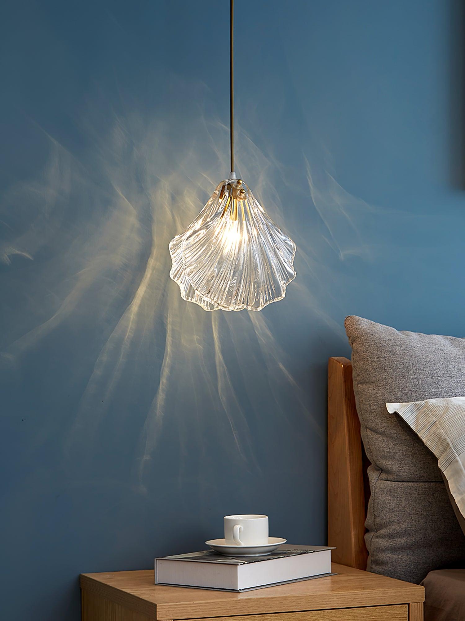 Shell Mini Pendant Swag Light