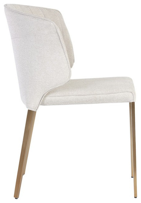 Zayden Dining Chair  Belfast Oatmeal   Contemporary   Dining Chairs   by Sunpan Modern Home  Houzz