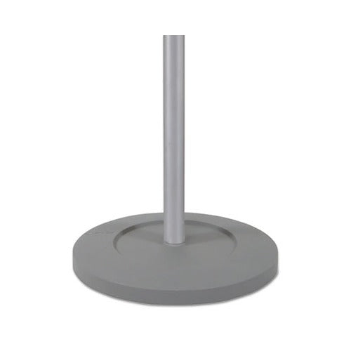 Festival Coat Stand with Umbrella Holder Five Knobs， 14w x 14d x 73.67h， Silver Gray