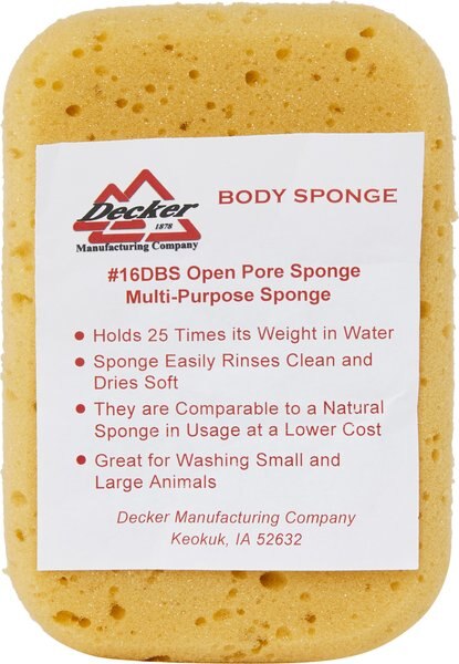 Decker Manufacturing Company Body Horse Sponge