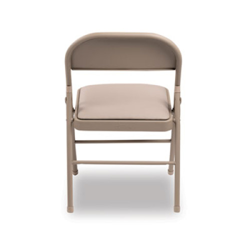 Alera Steel Folding Chair， Tan Seat/Tan Back， Tan Base， 4/Carton (FCPC5T)