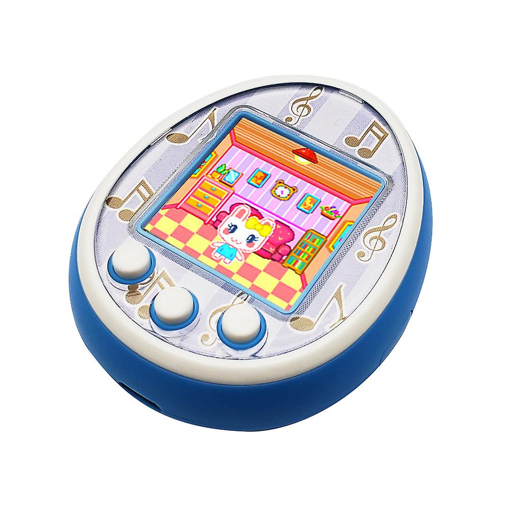 Cartoon Electronic Pet Handheld Virtual Pet Kids Toy Gift Blue