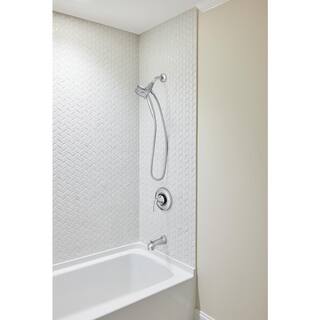 MOEN Darcy with Magnetix Single-Handle 6-Spray 3.75 in. Tub and Shower Faucet in Chrome (Valve Included) 82560