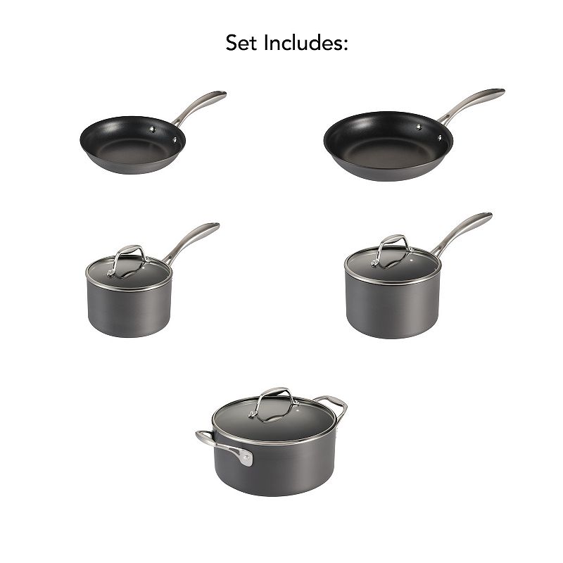 Tramontina Gourmet 8-pc. Hard-Anodized Aluminum Cookware Set