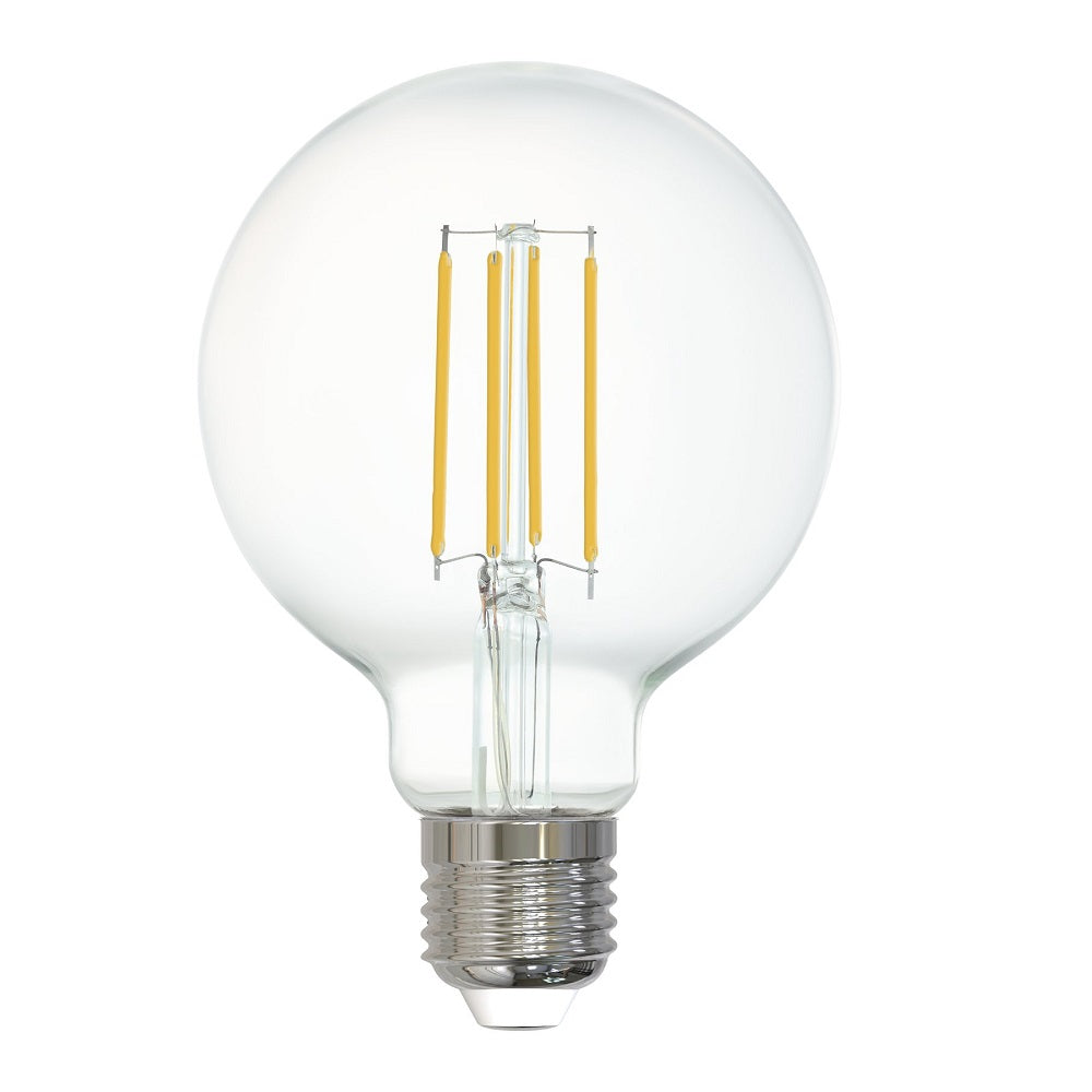 EGLO 12233 Zigbee Smart LED 6W Globe G80 E27 ES Clear Filament Lamp 806lm 4000k