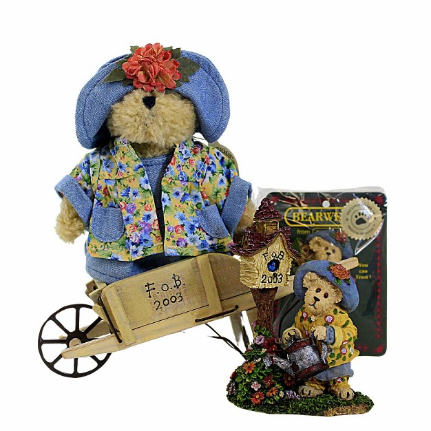 Boyds Bears Resin 2003 Fob Club Kit One Boyds Set 6 5 Inches Aunt Birdie Berriweather 2003 Fob Resin Multicolored