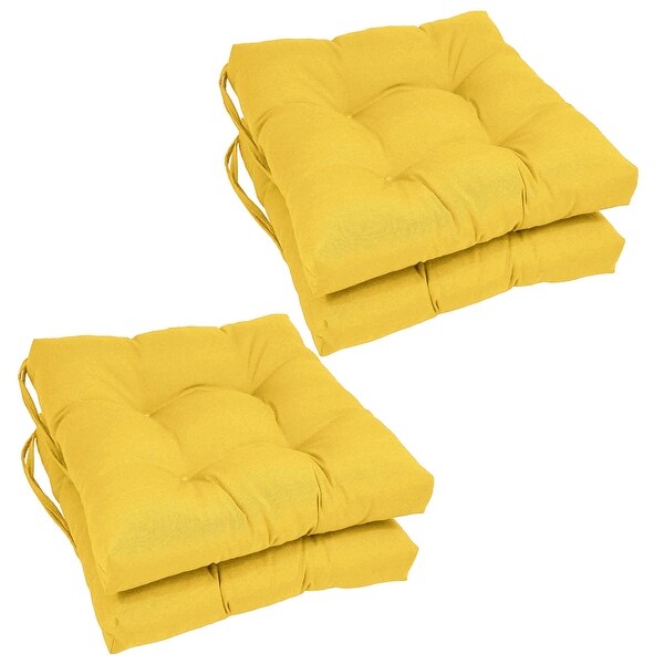 16-inch Square Indoor Chair Cushions (Set of 2， 4， or 6) - 16