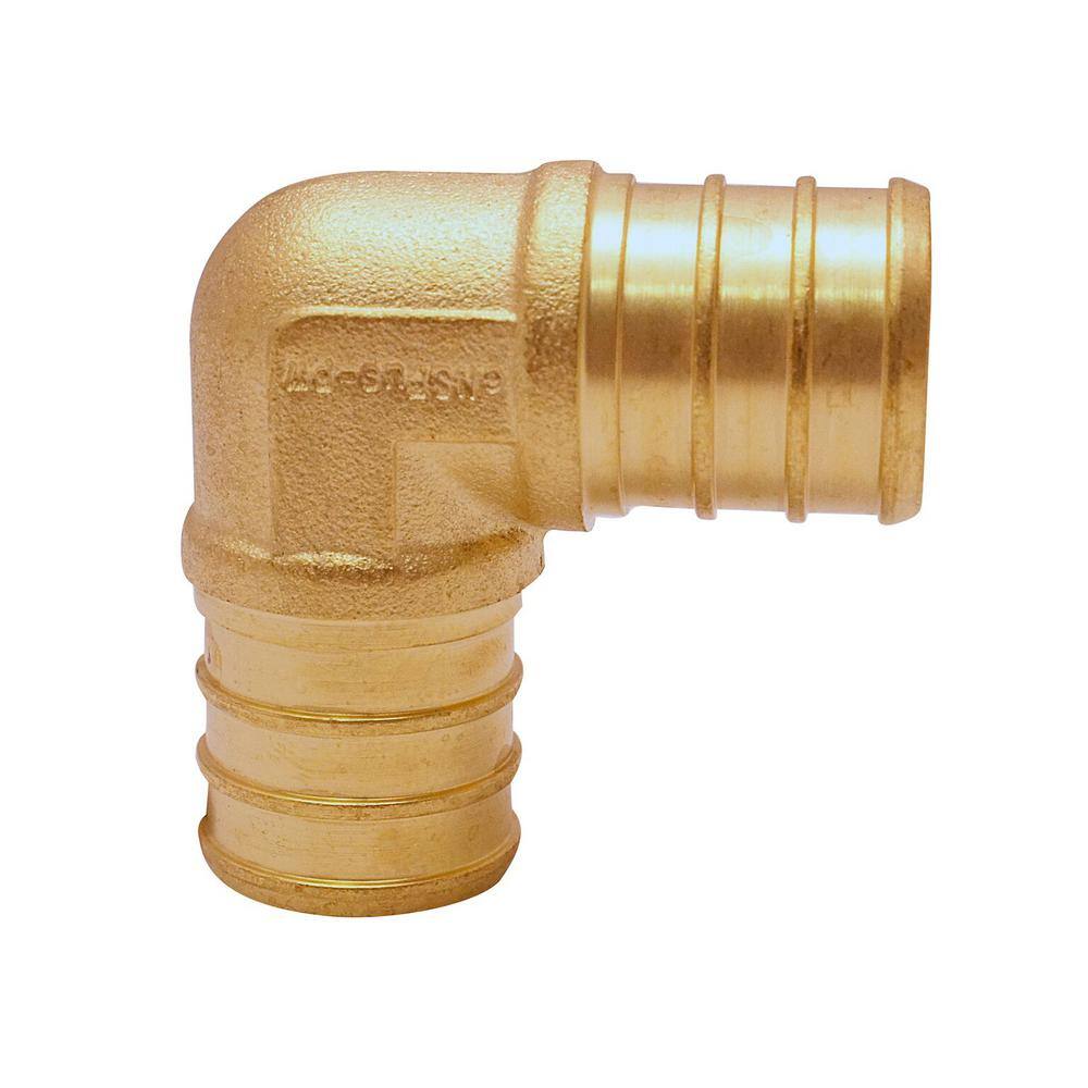 Apollo 34 in. Brass PEX-B Barb 90-Degree Elbow APXE3434