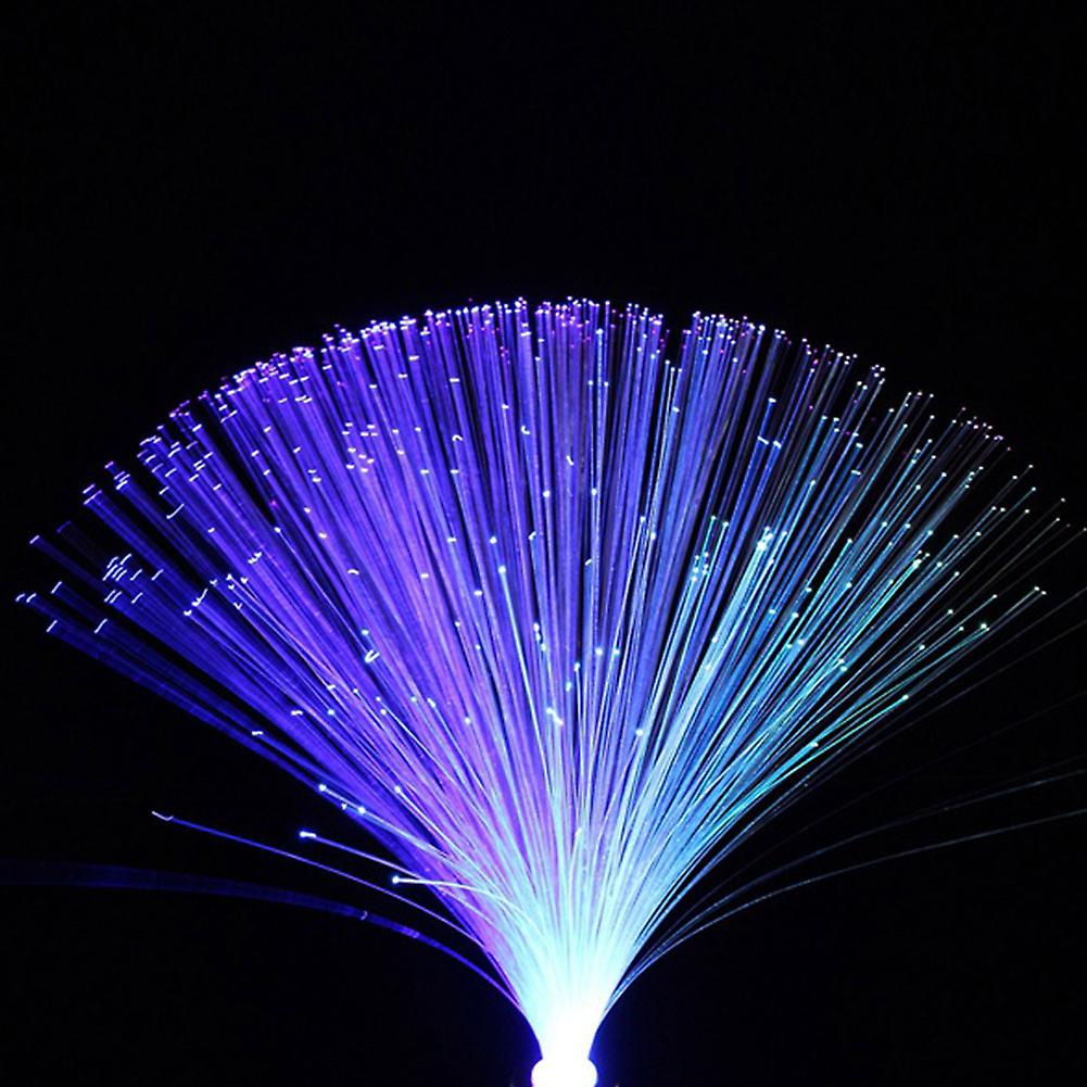 Multicolor Led Fiber Optic Lamp Light Holiday Wedding Centerpiece Optic Fiber Led Lighting Three 5mm Led Decor Lamp