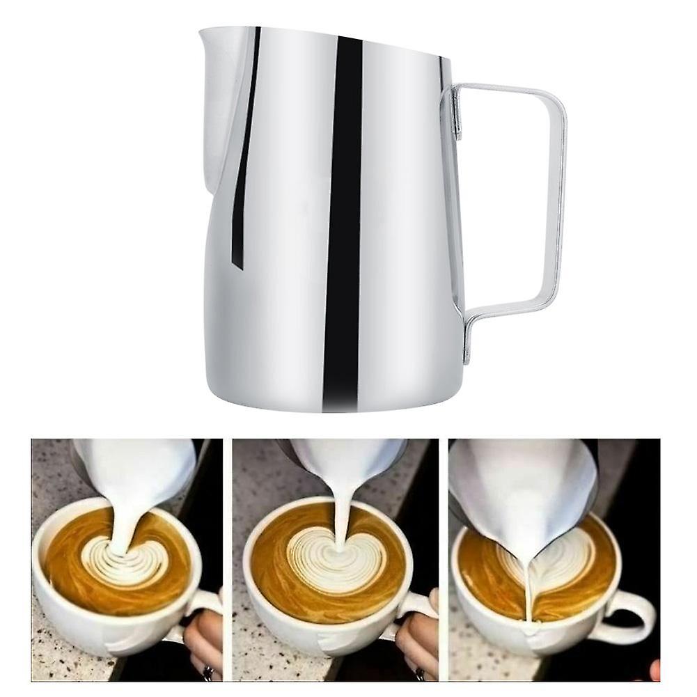 450ml Stainless Steel Milk Frothing Jug Cup Coffee Milk Pitcher Jug for Latte Art