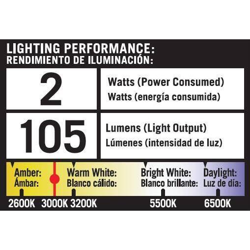 Hampton Bay Low-Voltage Black Outdoor Integrated LED Surface Mount Light IYR2601L-2