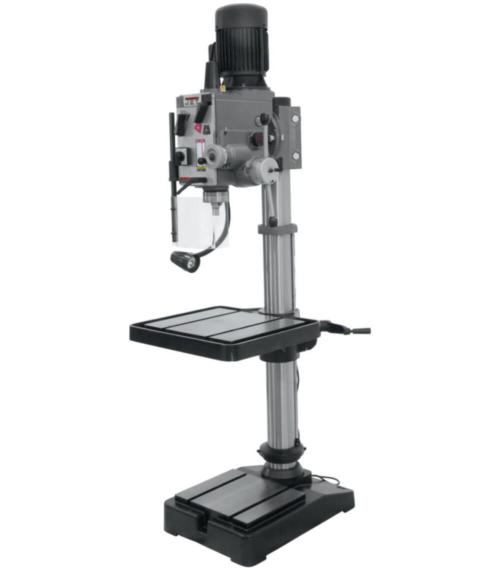 JET GHD-20PF Drill Press with Power Down Feed 1 1/4