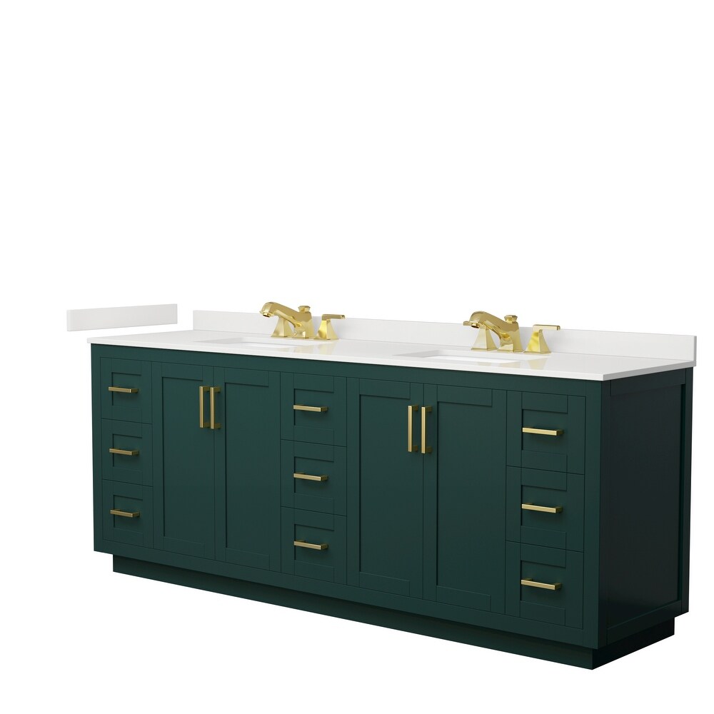 Miranda 84 inch Double Vanity  Quartz Top