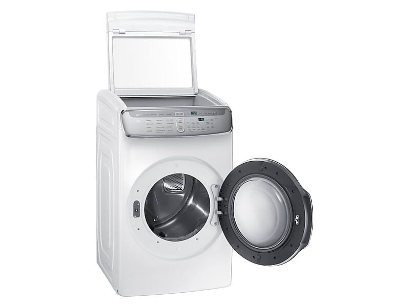 Samsung DVE60M9900W 7.5 Cu. Ft. Smart Electric Dryer With Flexdry™ In White