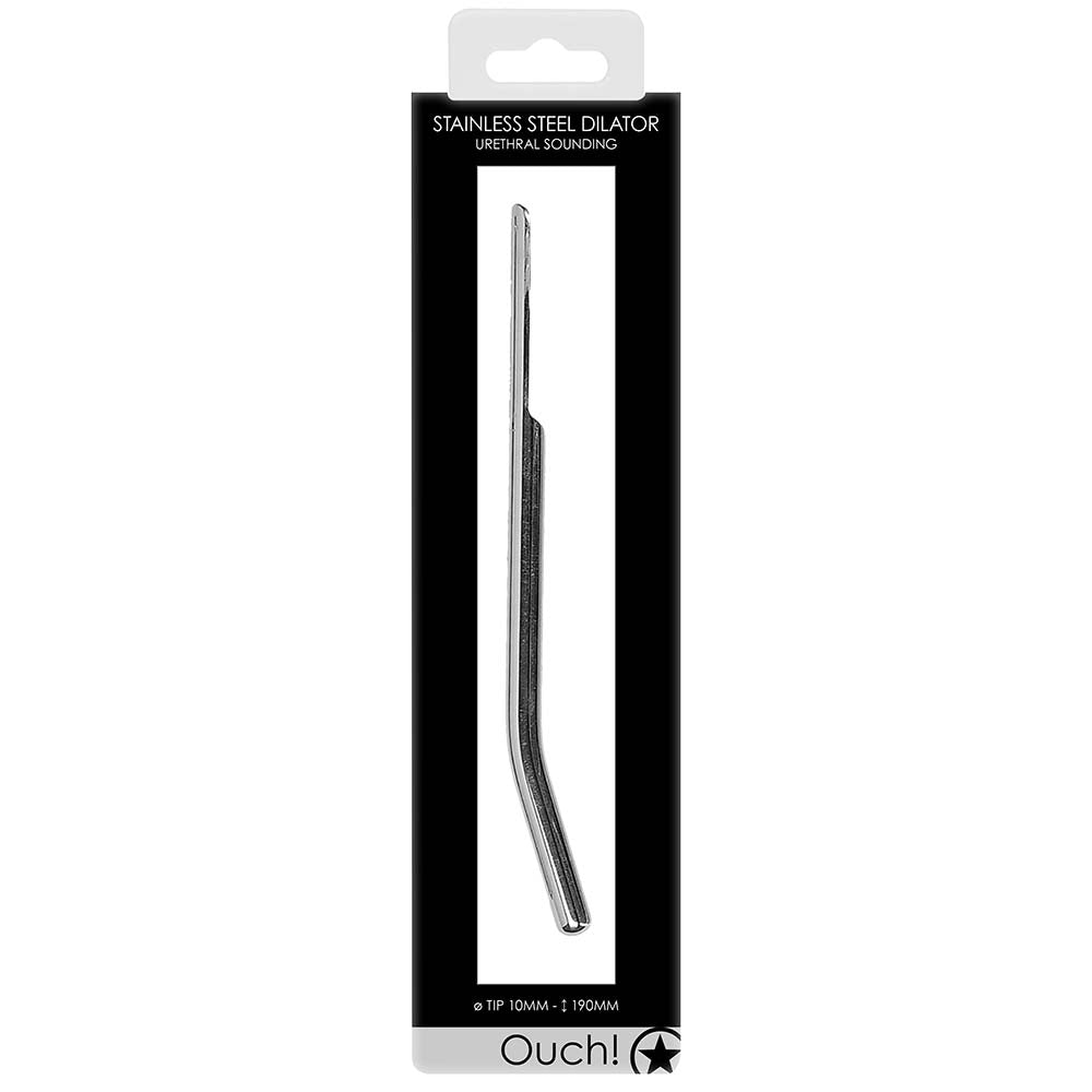 Ouch! Smooth Steel 10mm Urethral Dilator