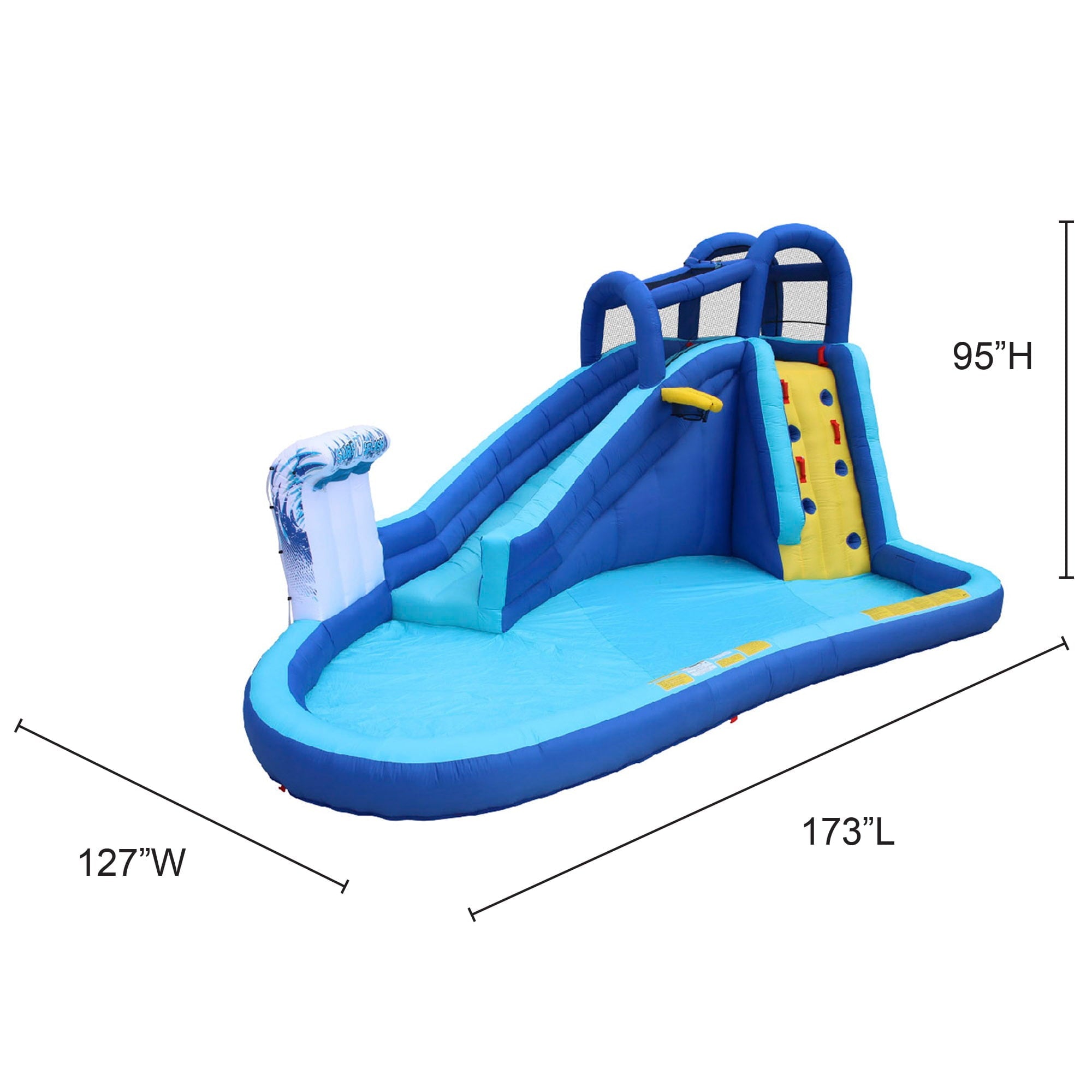 Banzai Inflatable Surf N' Splash Water Park