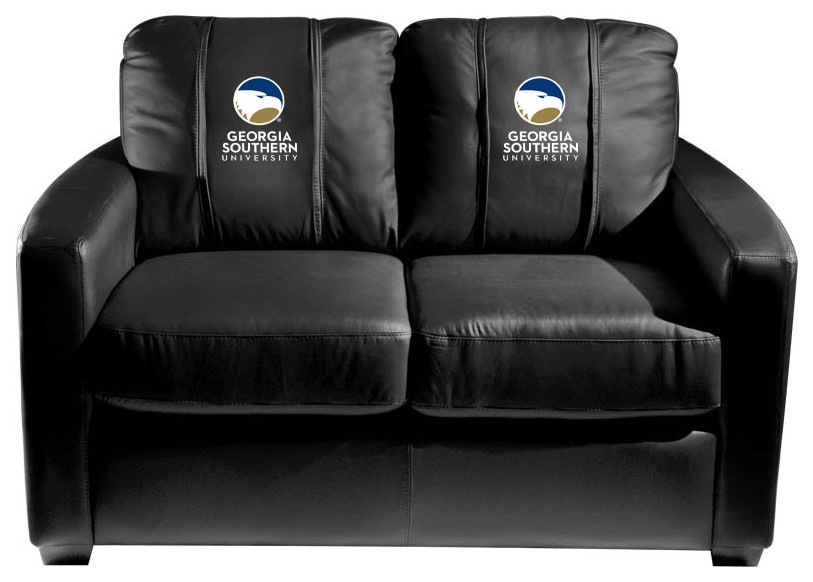 Georgia Southern University Stationary Loveseat Commercial Grade Fabric   Contemporary   Loveseats   by DreamSeats LLC  Houzz