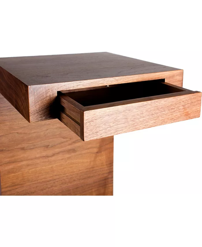 Moe's Home Collection Zio Sidetable Walnut