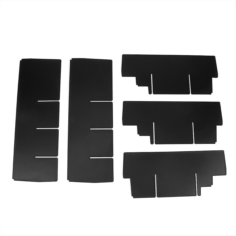 Black Plastic Center Console Armrest Box Insert Organizer Fit For Ford F150 2015-2019