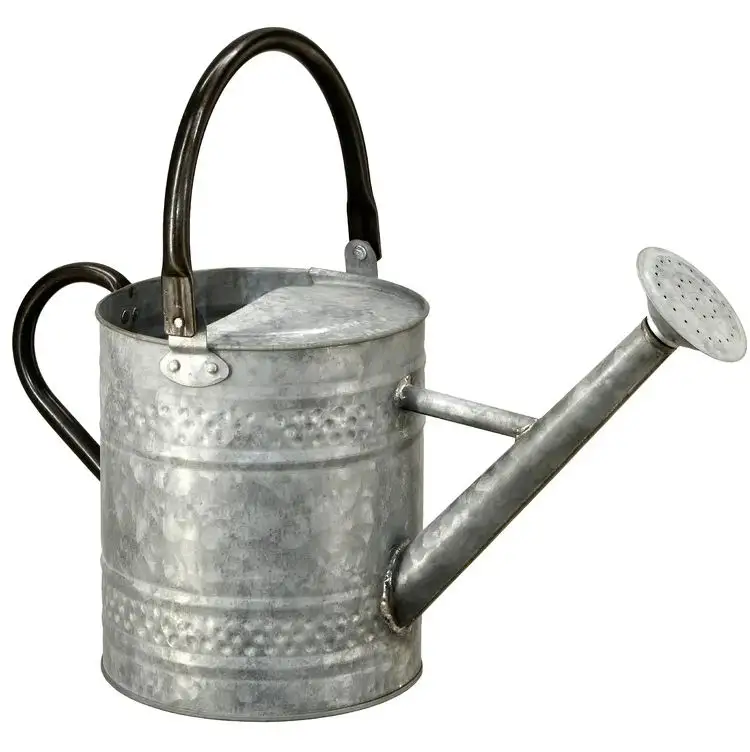 Antique silver metal watering can for outdoor and indoor plants flowers watering can Home Garden wholesale 2023 made in india