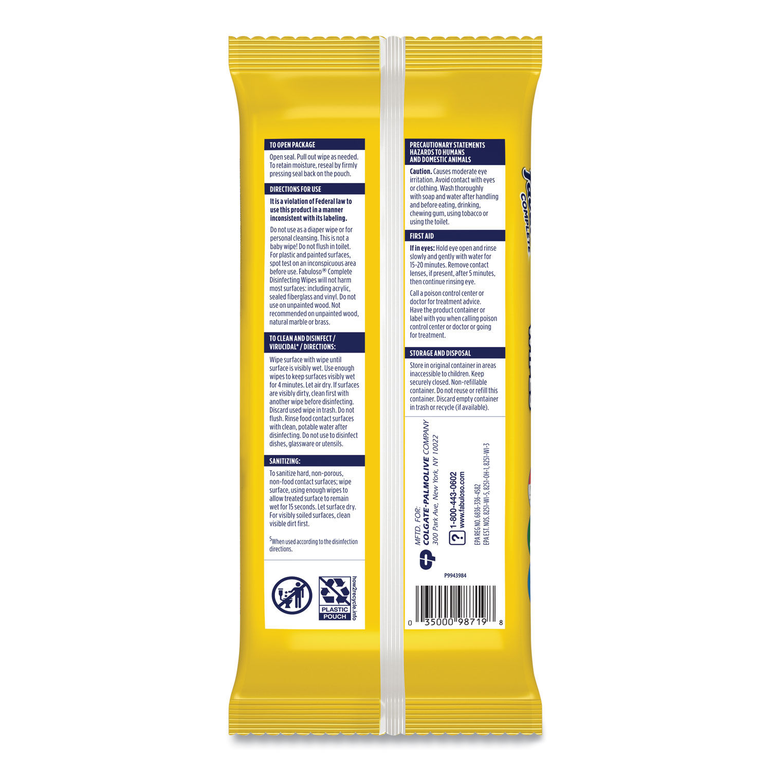 Multi Purpose Wipes by Fabulosoandreg; CPC98719