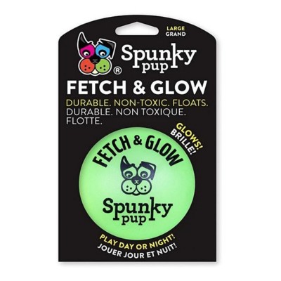 Spunky Pup Fetch and Glow Ball Dog Toy