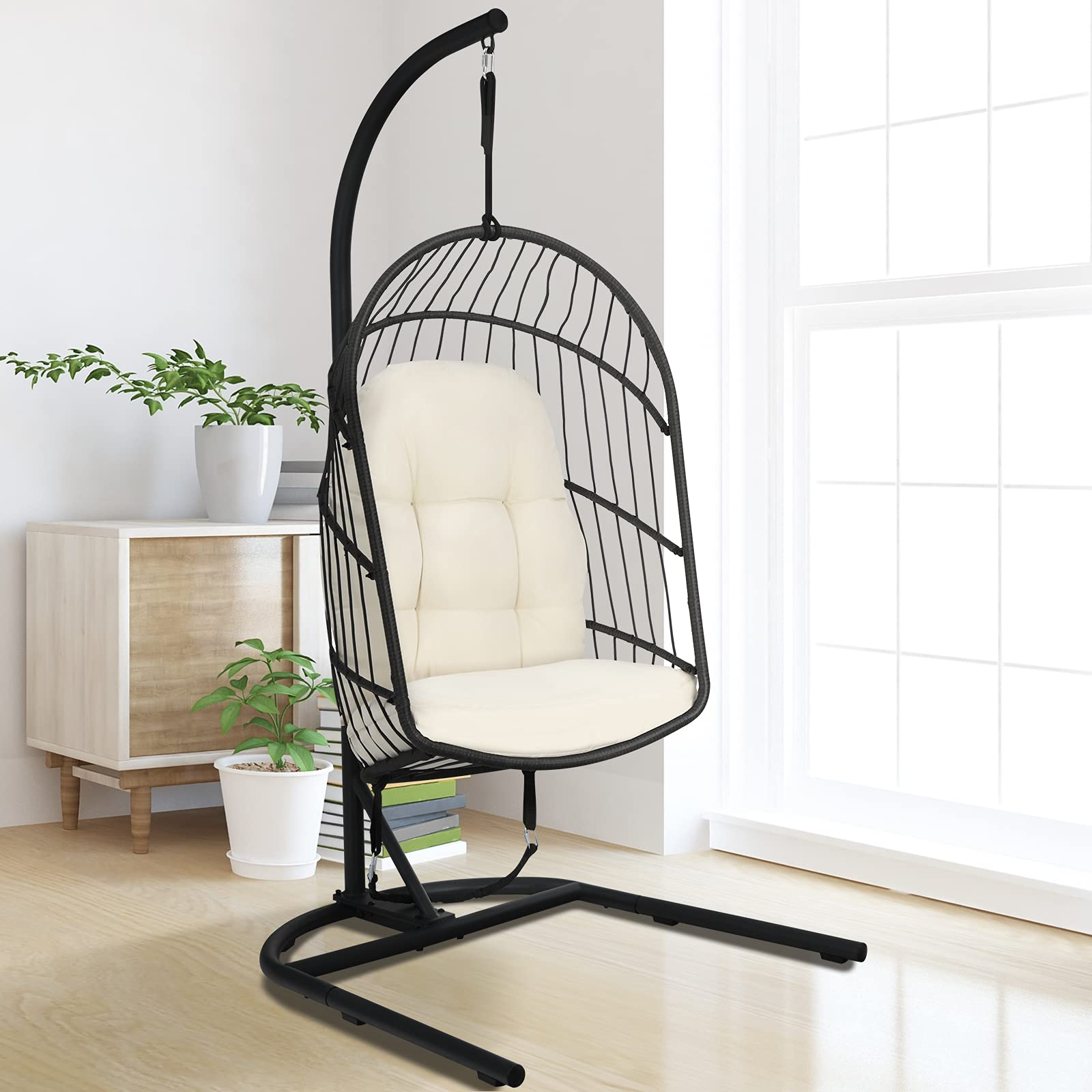 Giantex Hanging Egg Chair with Stand