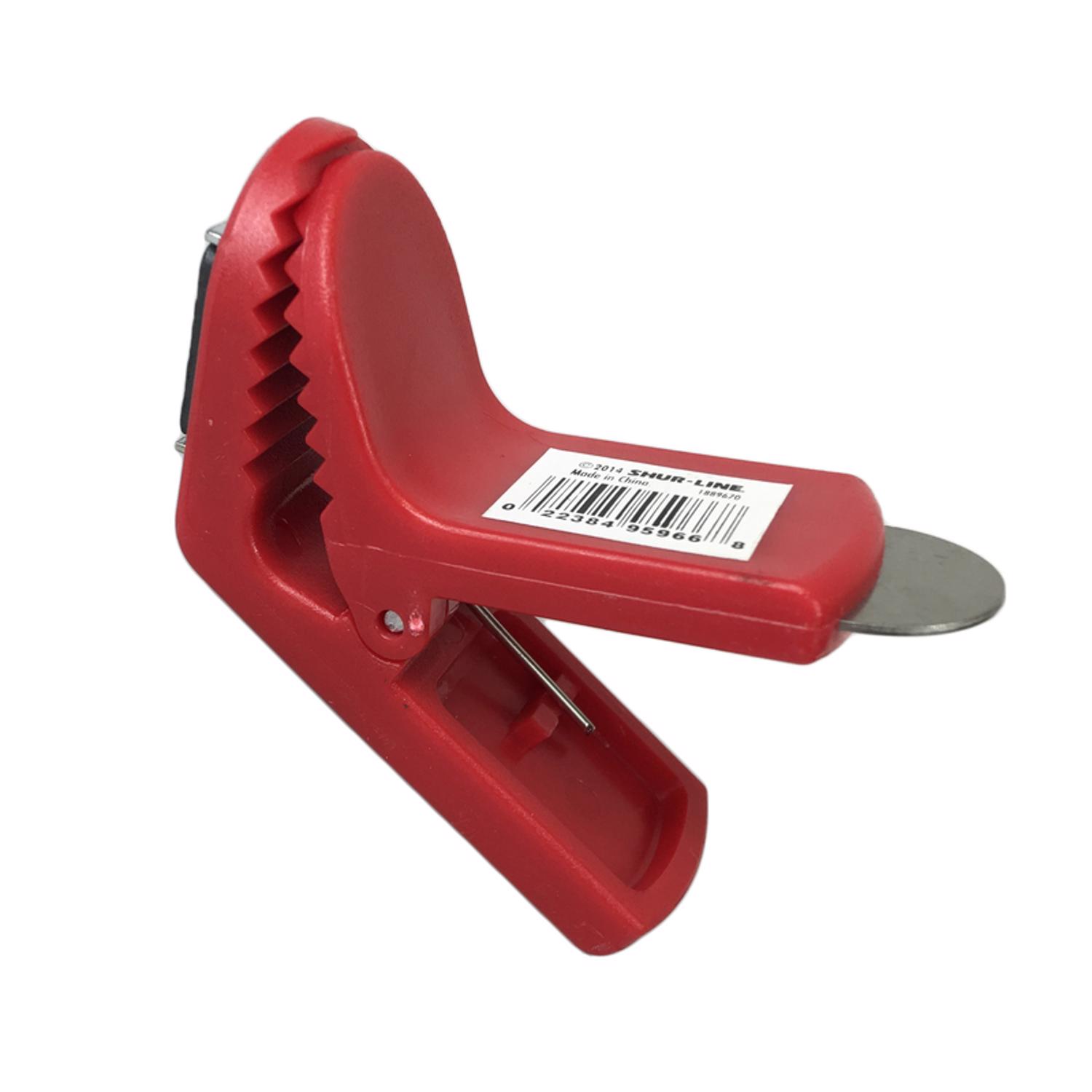 Shur-Line 1.13 in. W X 3.25 in. L Red Plastic/Steel Paint Brush Clip