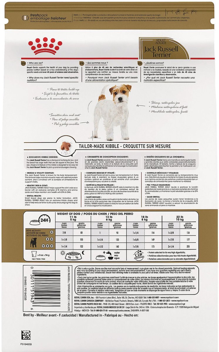 Royal Canin Breed Health Nutrition Jack Russell Terrier Adult Dry Dog Food