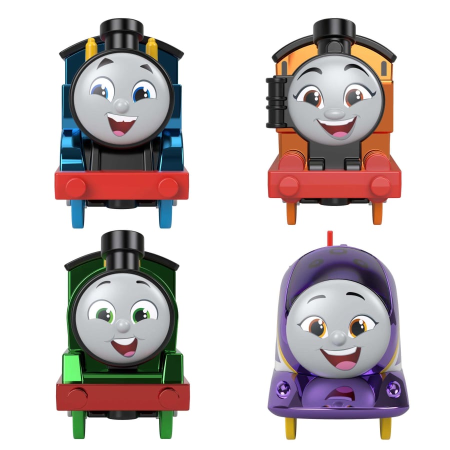 Thomas Friends Motorized Engine 4 Pack Toy Trains