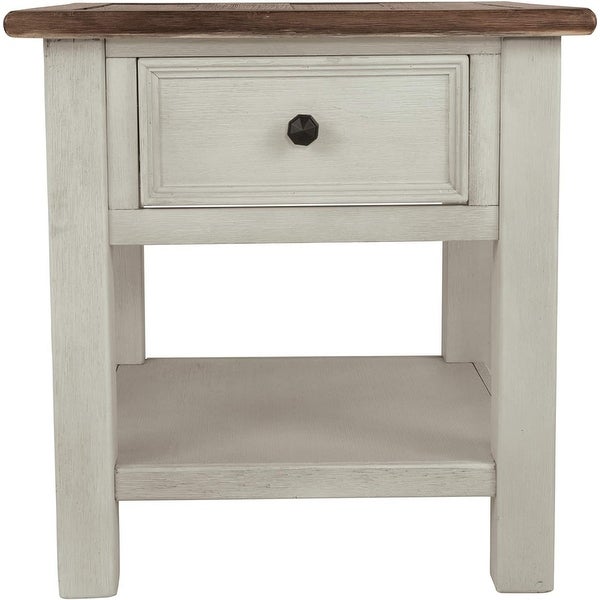 Signature Design by Ashley Chair Side End Table with Outlets/USB Ports