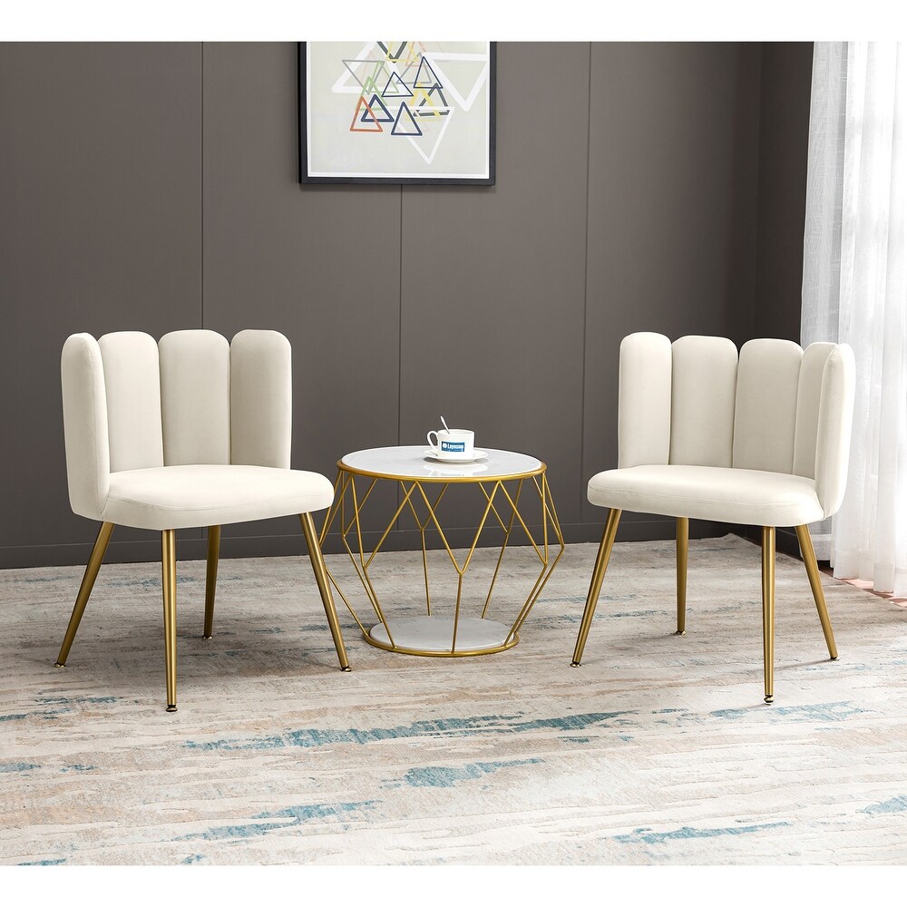 Anjela Side Chair with Tufted Back  Set of 2