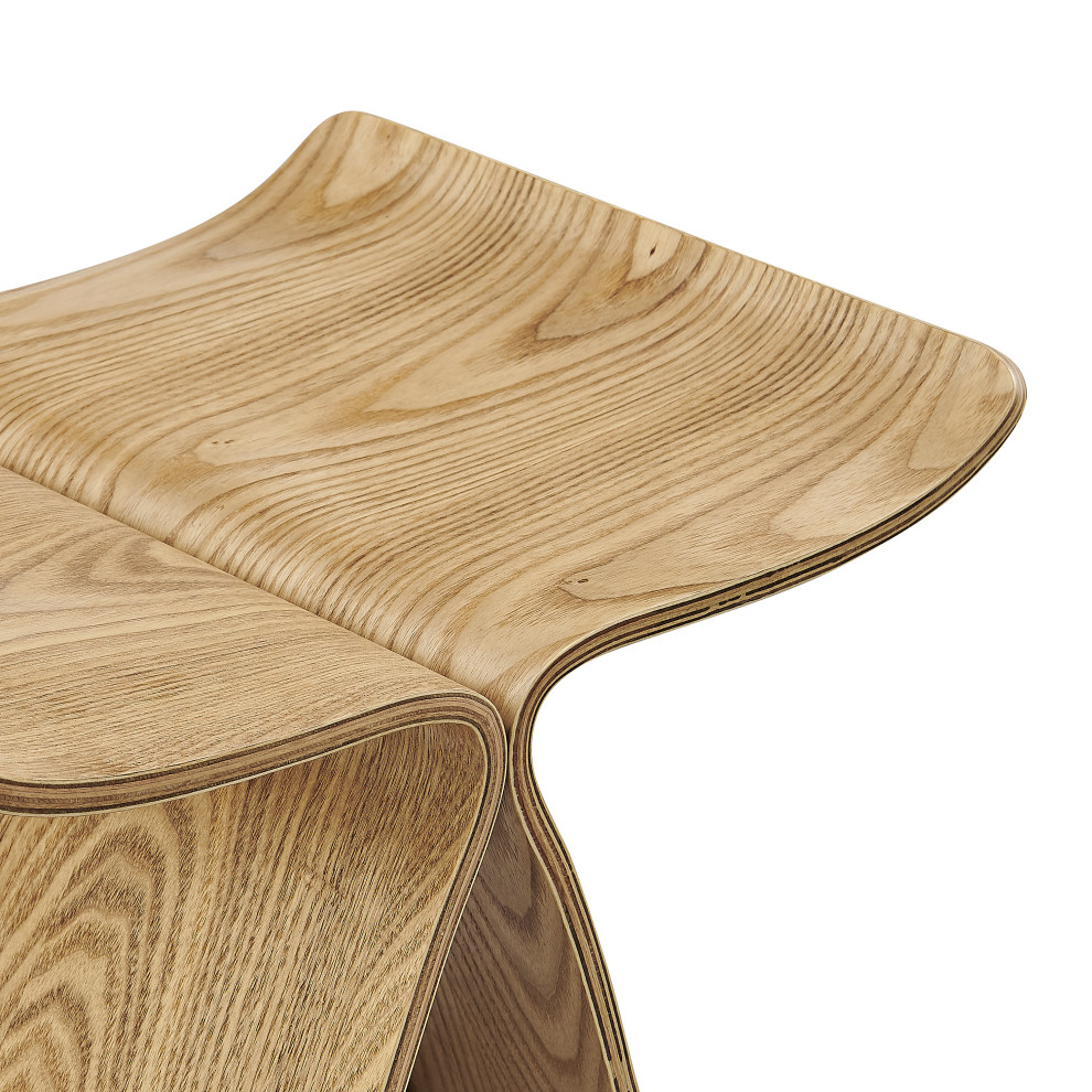Fleur Side Table  Natural   Modern   Side Tables And End Tables   by Euro Style  Houzz