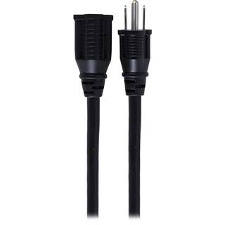 UltraPro 15 ft. Heavy-Duty Extension Cord Black (2-Pack) 46865