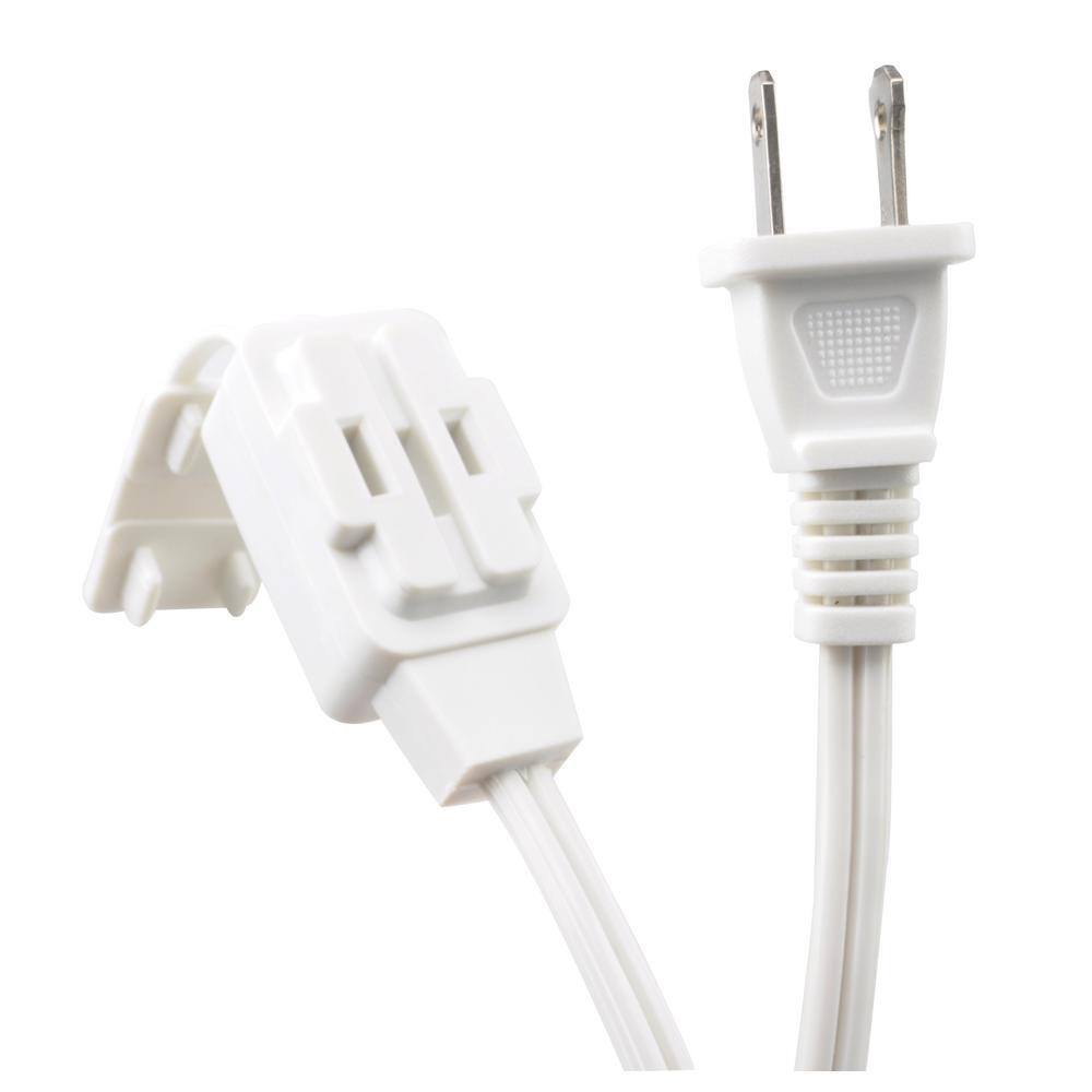 HDX 12 ft. 162 Light Duty Indoor Extension Cord White FSEX06