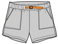 Del Sur Hemp All Purpose Shorts - Frost Gray